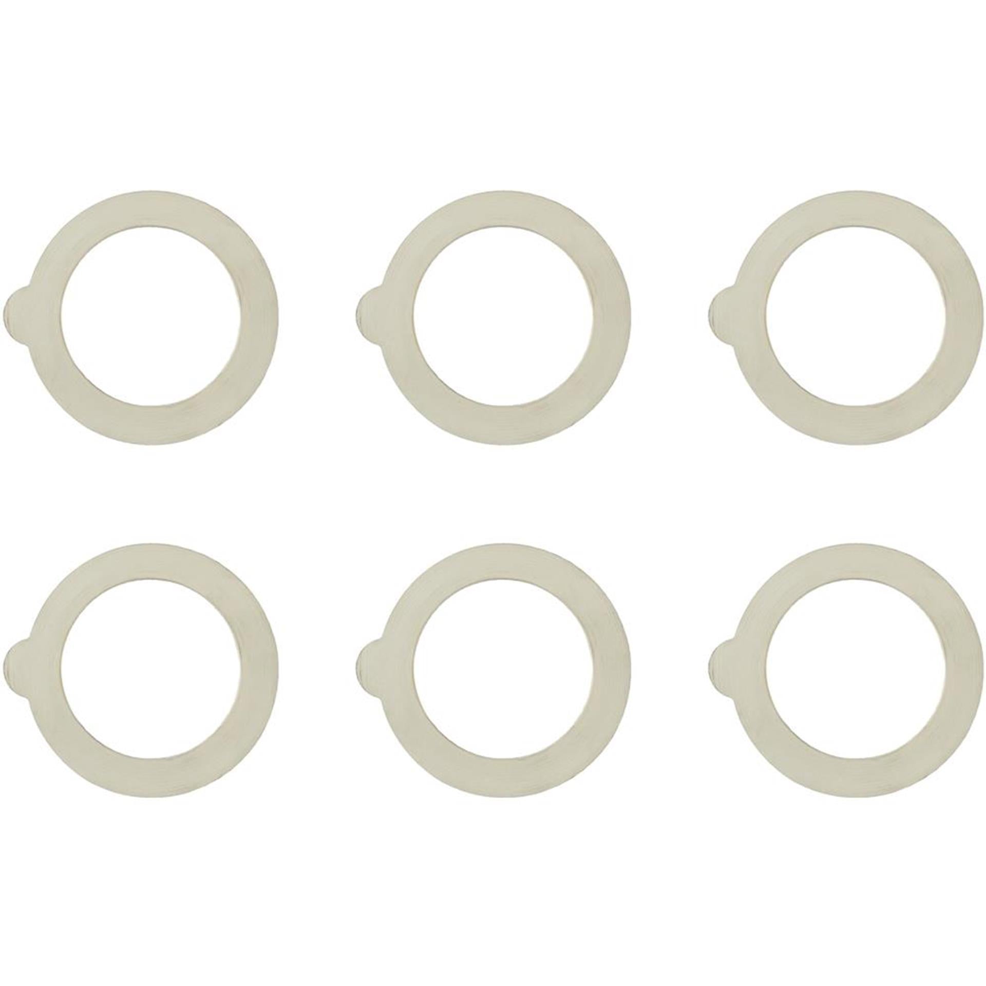 Bormioli rocco fido weckpotring rond rubber 90 mm 6 stuks voor inmaakpot