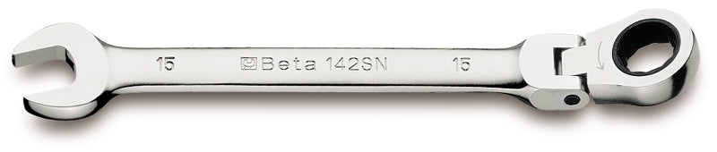 Beta omschakelbare ratelringsteeksleutel met kniegewricht 142sn 8 - 001420208