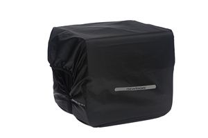 New Looxs Regenhoes Dubbel - Zwarte onzichtbare Polyester Fietstas - Reflectie - 40x97 cm