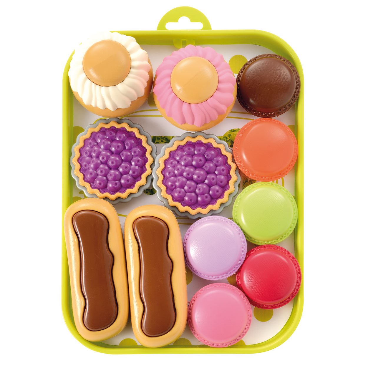Ecoiffier dienblad met koekjes
