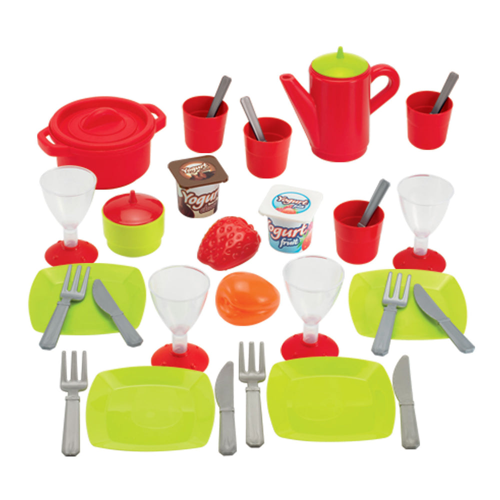 Ecoiffier 100% Chef-servies in Opbergbox 36dlg
