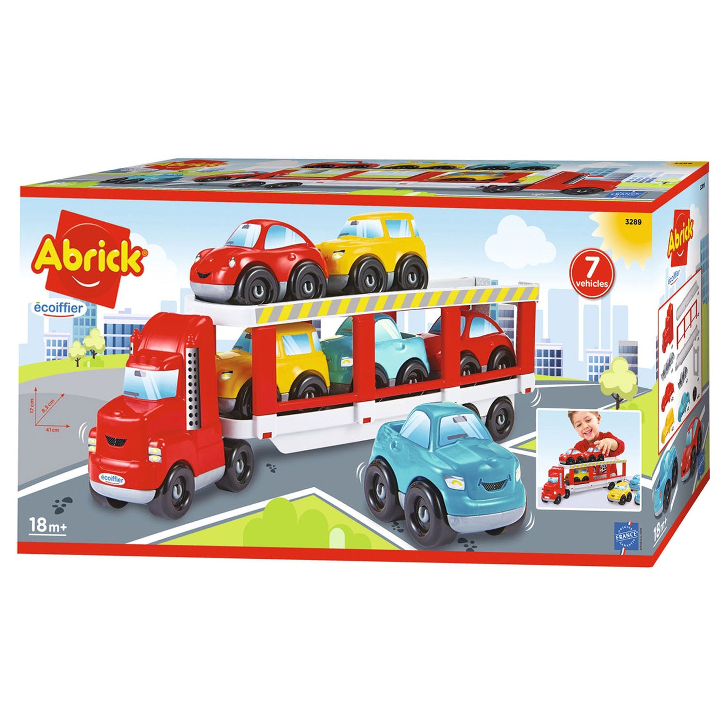 Ecoiffier abrick autotransporter - 7dlg.