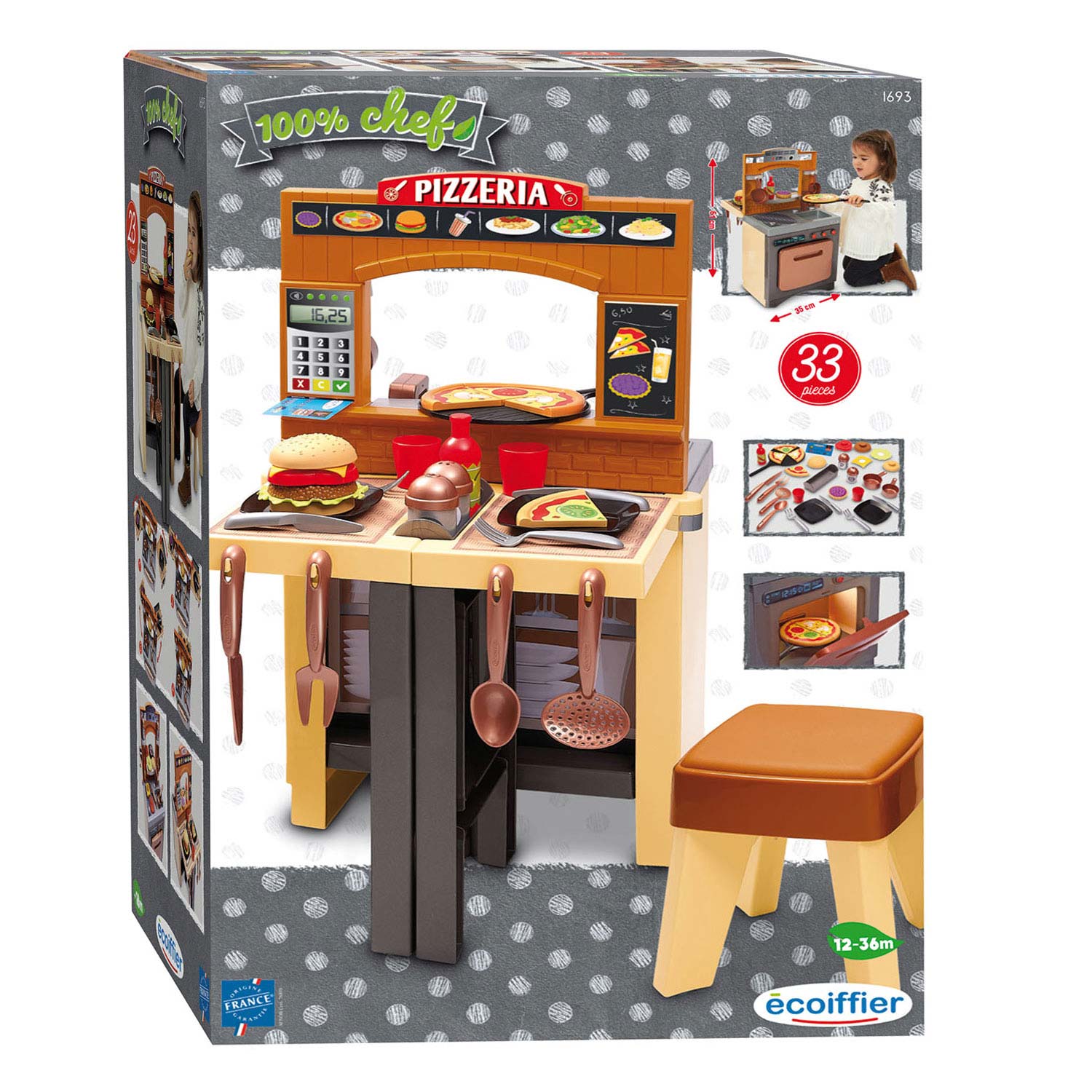 Ecoiffier 100% chef-pizzeria
