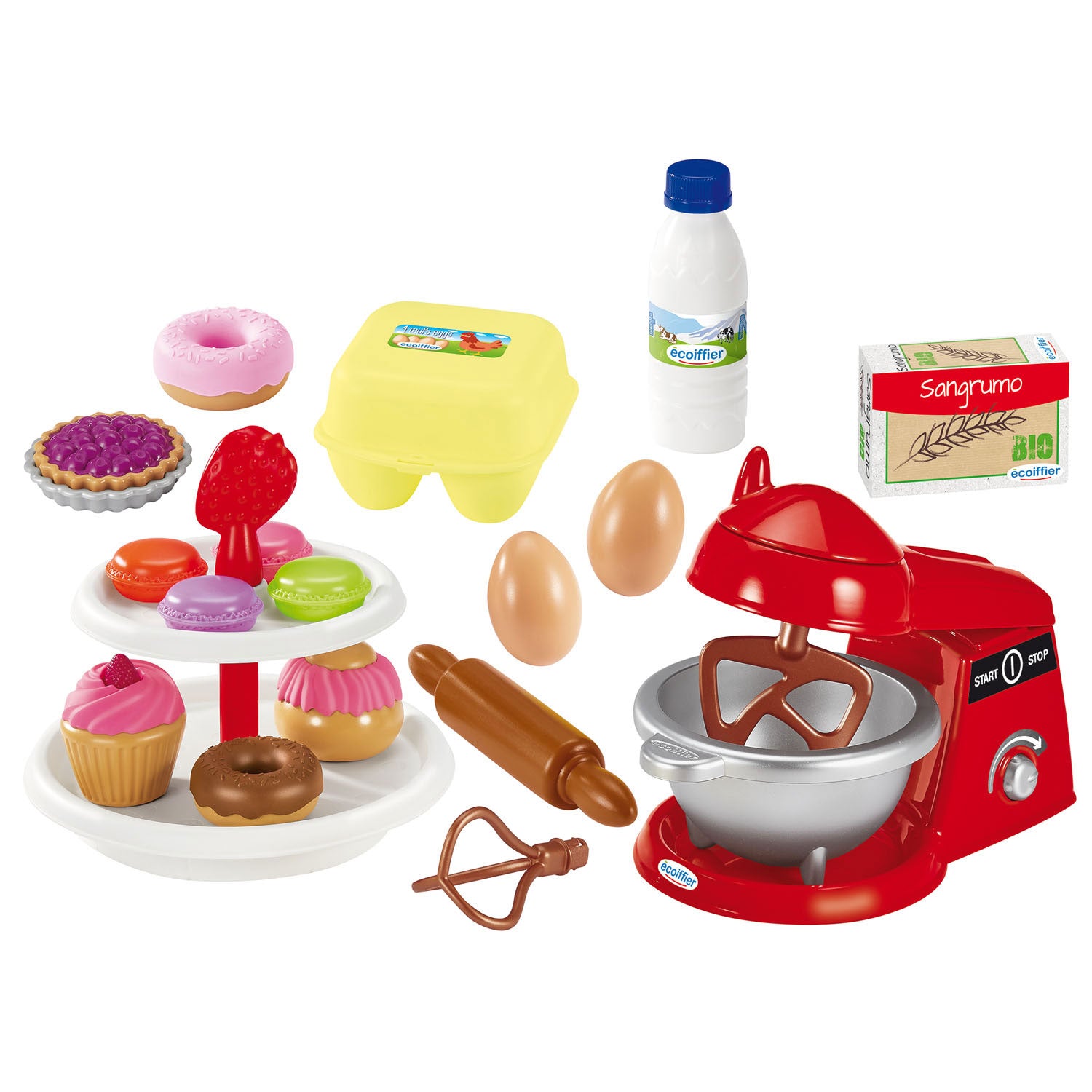 Ecoiffier 100% Patisserieset, 21dlg.