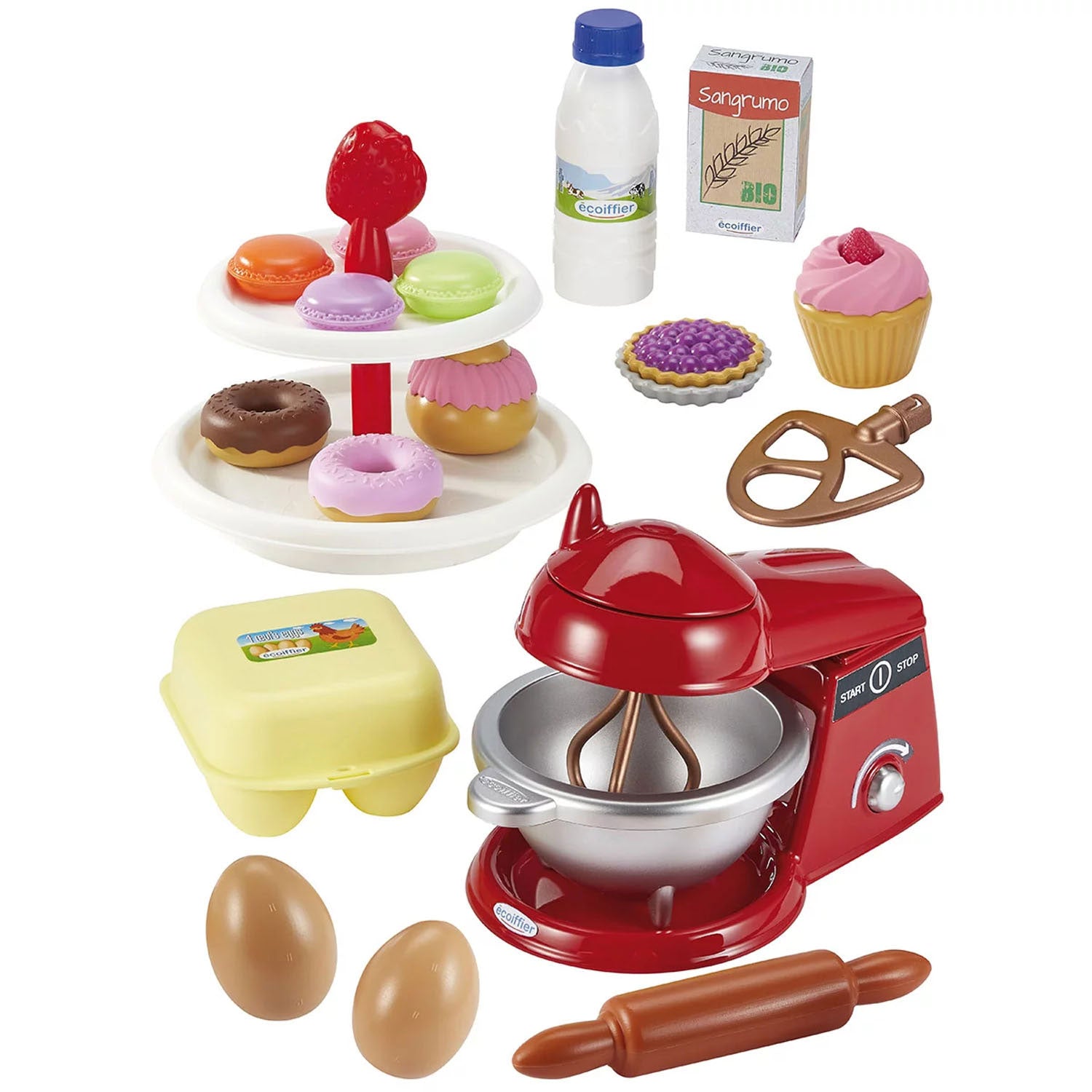 Ecoiffier 100% Patisserieset, 21dlg.