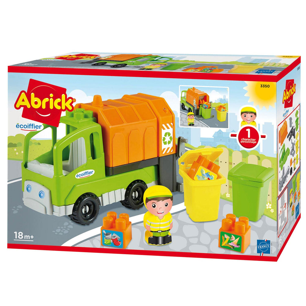 Abrick garbage truck with accessories