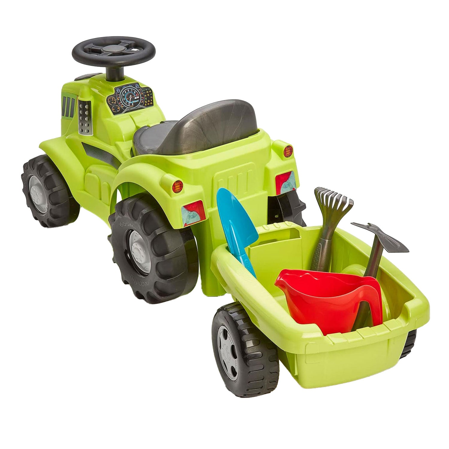 Ecoiffier trekker met aanhanger