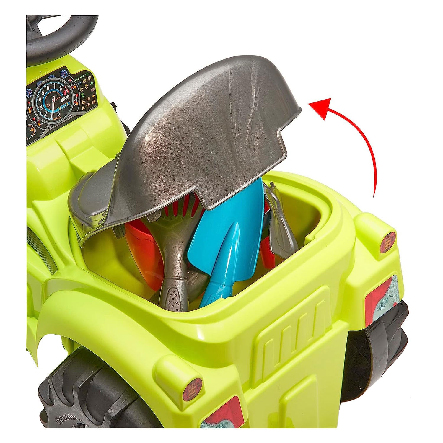 Ecoiffier trekker met aanhanger