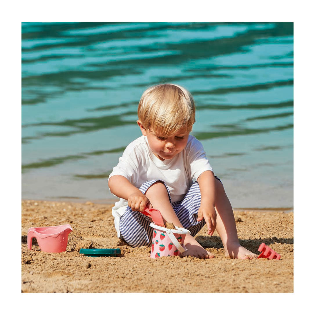 Ecoiffier strandset aardbei, 4dlg.