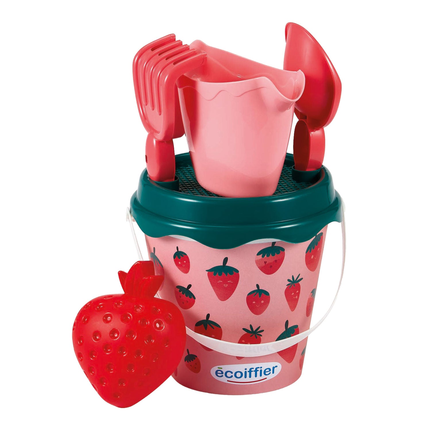 Ecoiffier strandset aardbei - 6dlg.