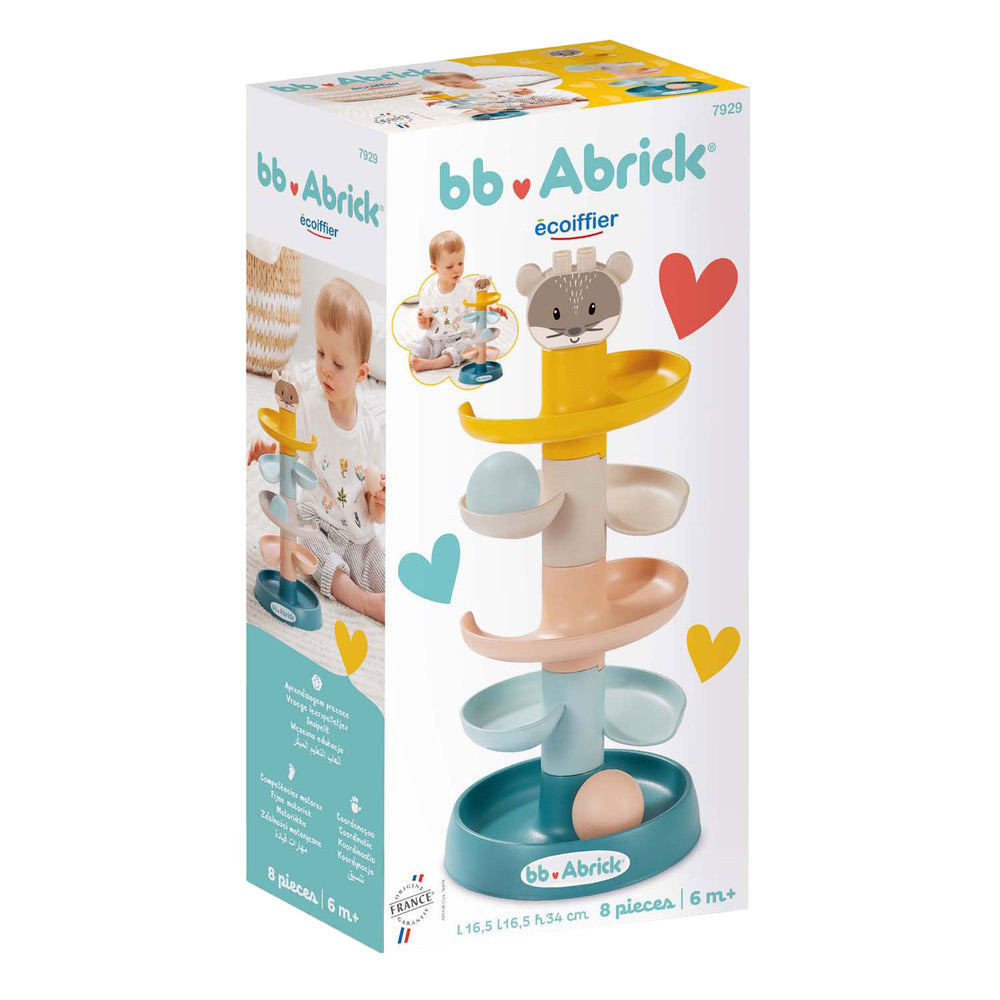 Abrick ecoiffier babyballentoren, 8dlg.