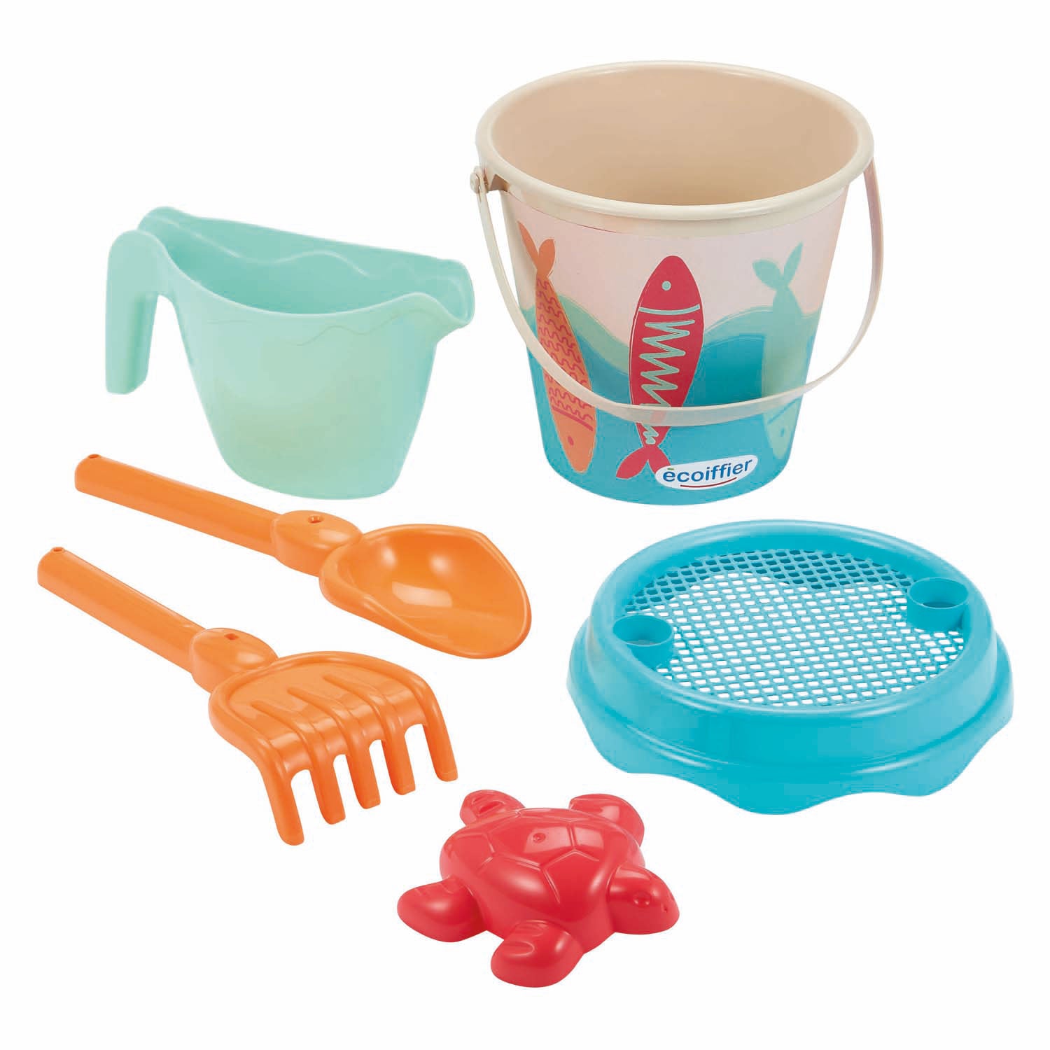 Ecoiffier zandemmer sardine - 17cm 6dlg.