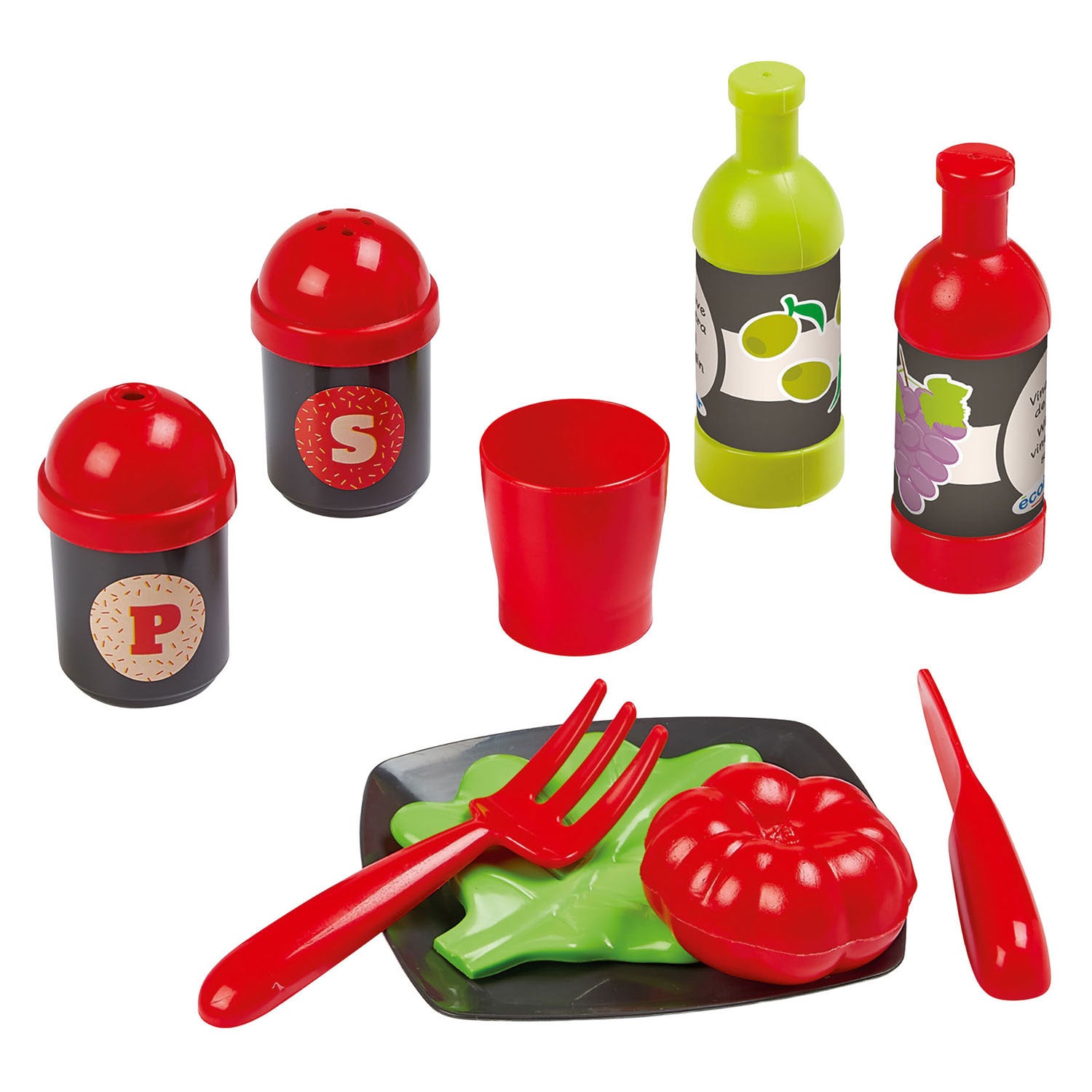 Ecoiffier 100% chef eten en servies set - 100dlg.