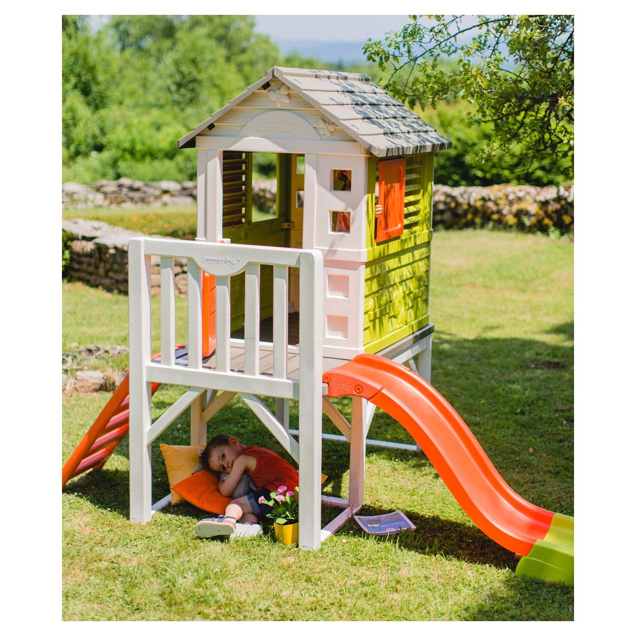 Smoby Speelhuis met Glijbaan
