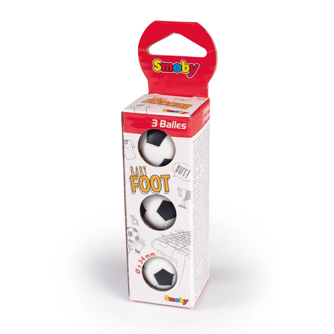 Smoby Tafelvoetbal Balletjes, 3e.