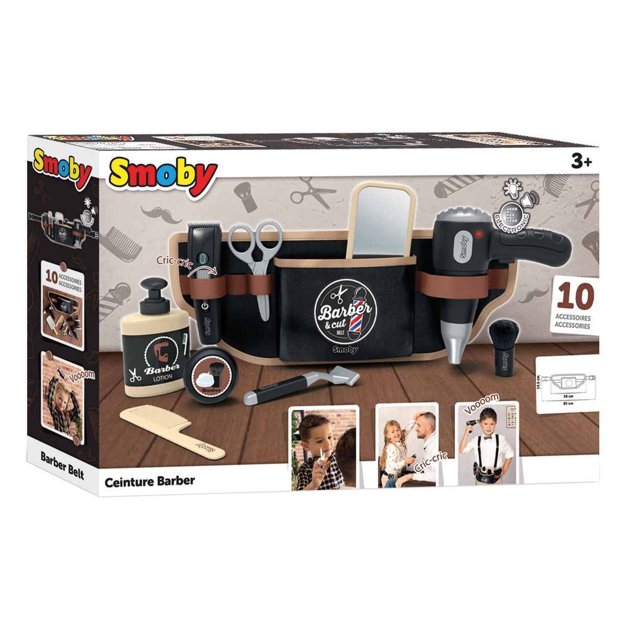 Smoby Barber Cut Kappersriem, 10dlg.