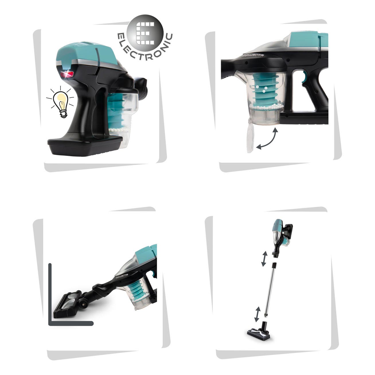 Smoby Rowenta Luchtmacht Stofzuiger