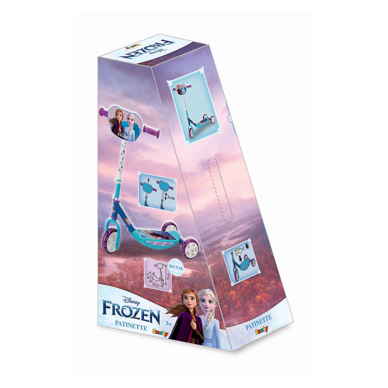 Smoby Disney Frozen Step met 3 wielen