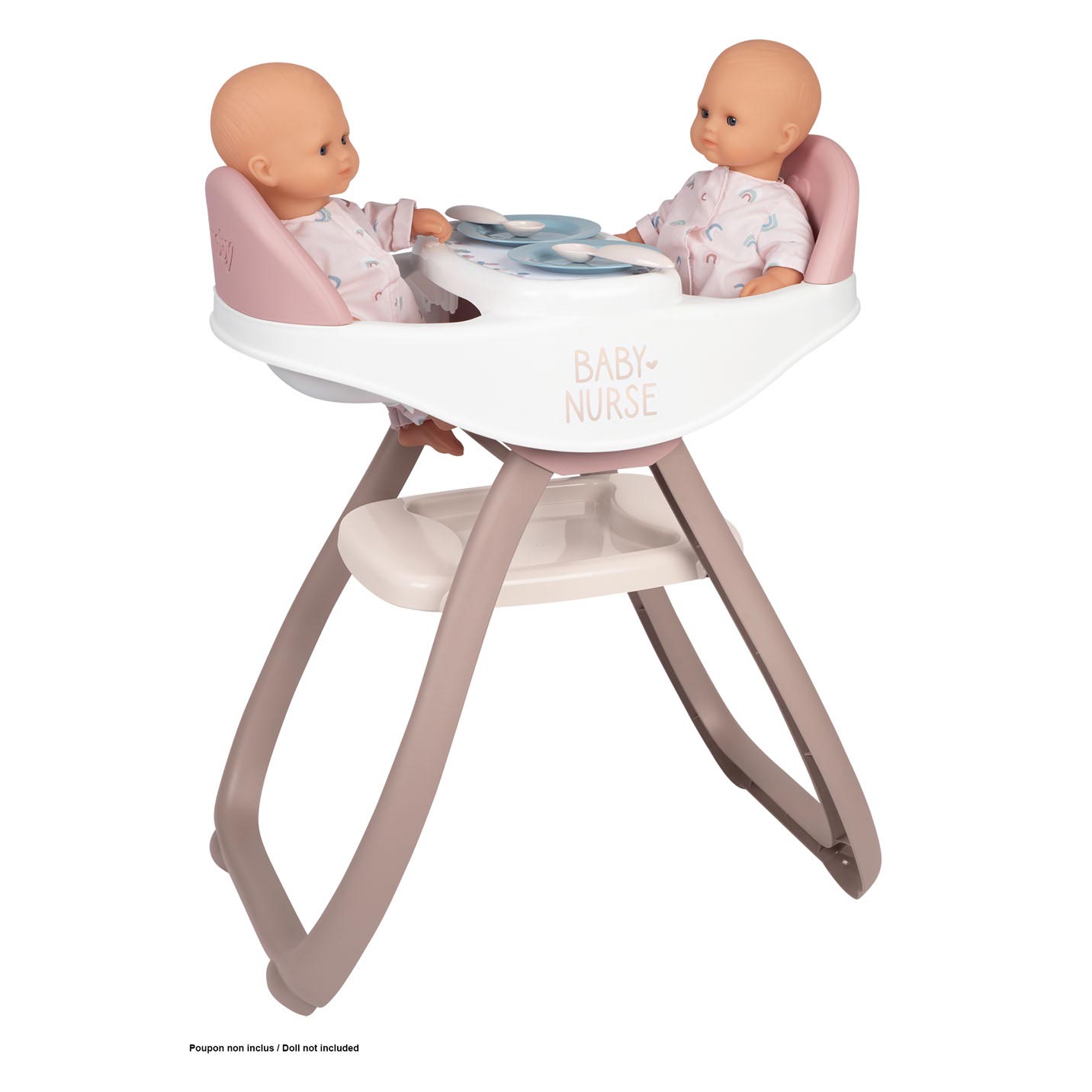 Smoby Baby Nurse Babystoel voor 2 poppen
