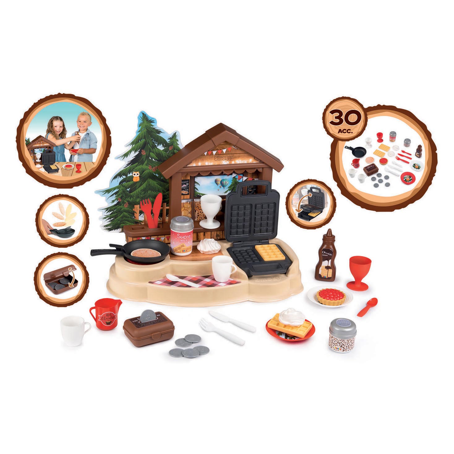 Smoby Winterchalet met Accessoires, 30dlg.