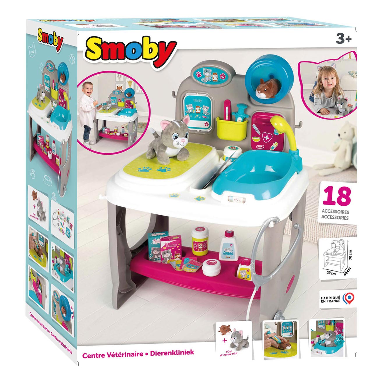 Smoby Dierendokter Centrum, 18dlg.
