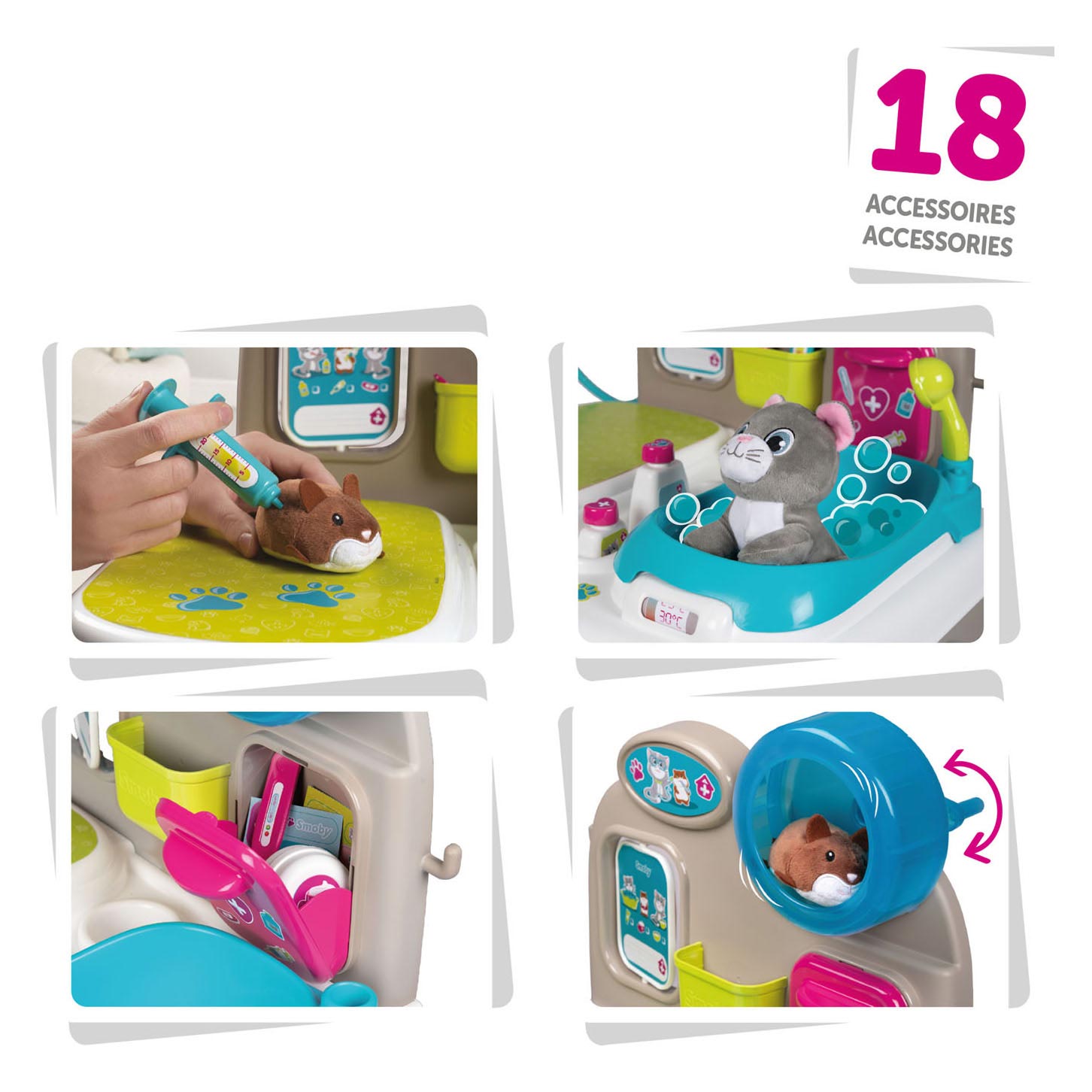 Smoby Dierendokter Centrum, 18dlg.