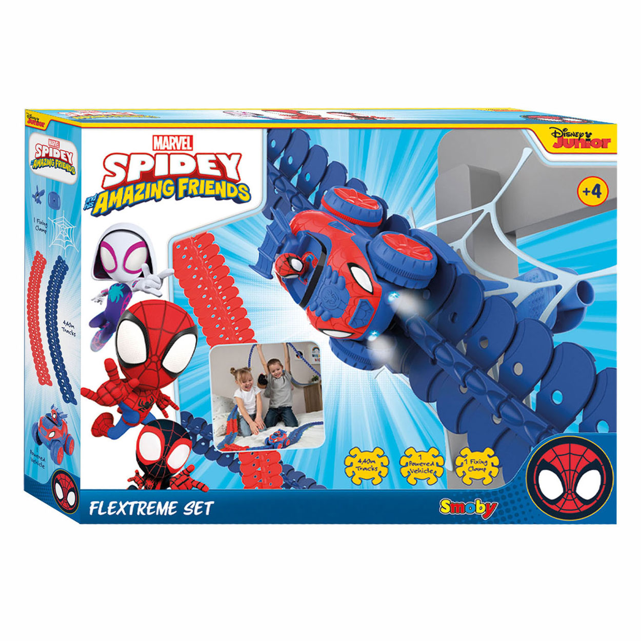 Smoby Spidey Amazing Friends Flextreme Racebaanset, 184dlg.