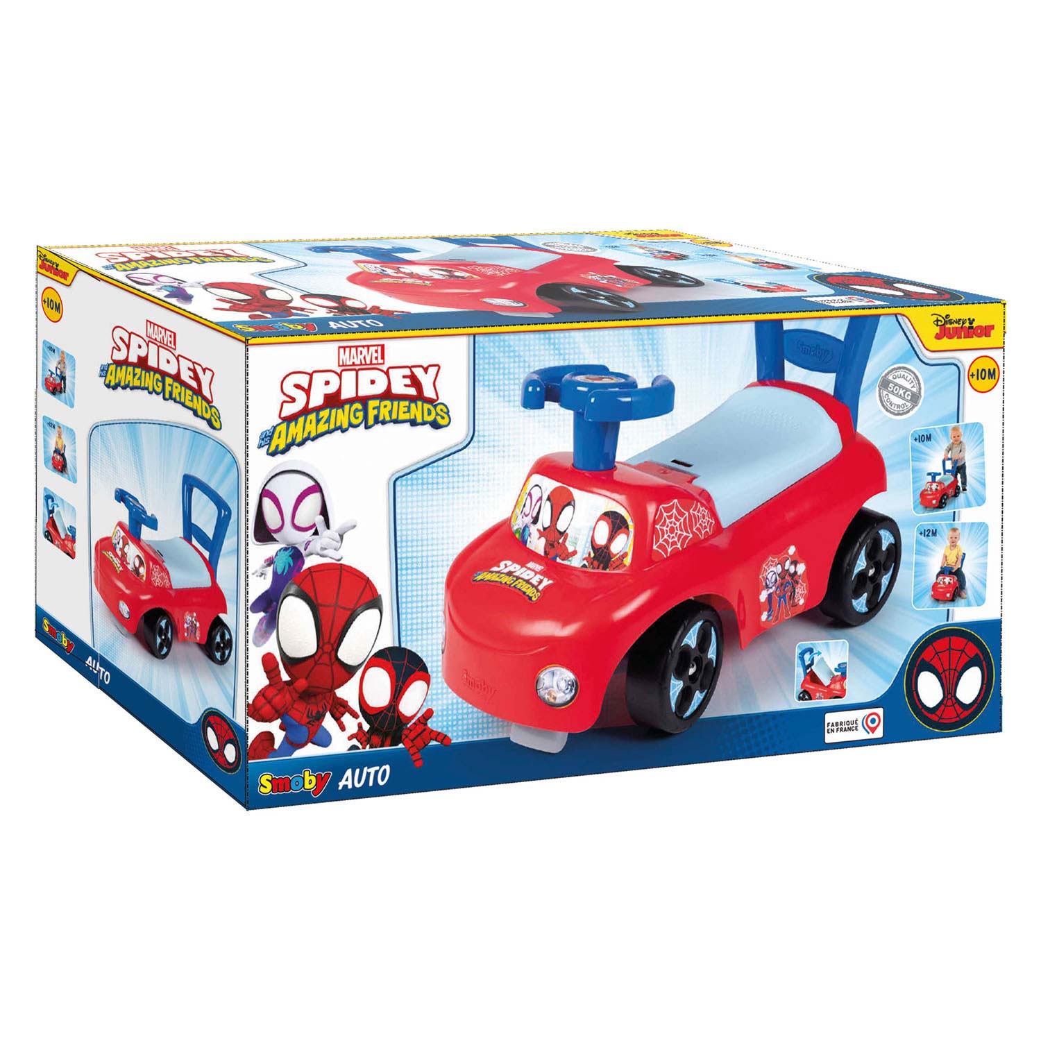 Smoby Marvel Spidey Amazing Friends Loopauto
