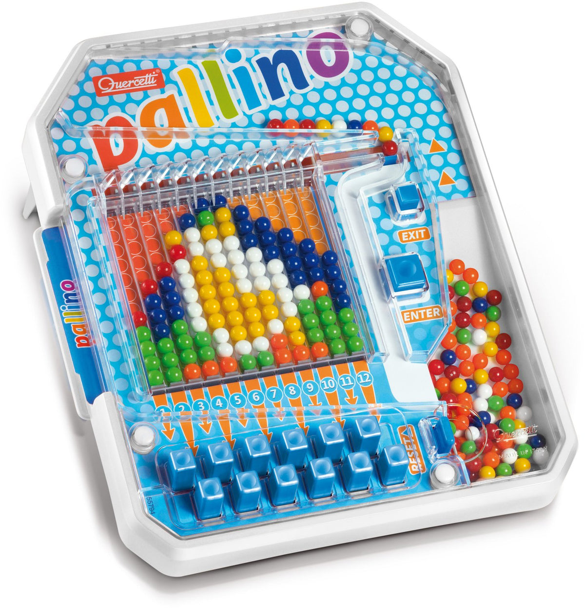 Quercetti pallino vormen en kleuren spel