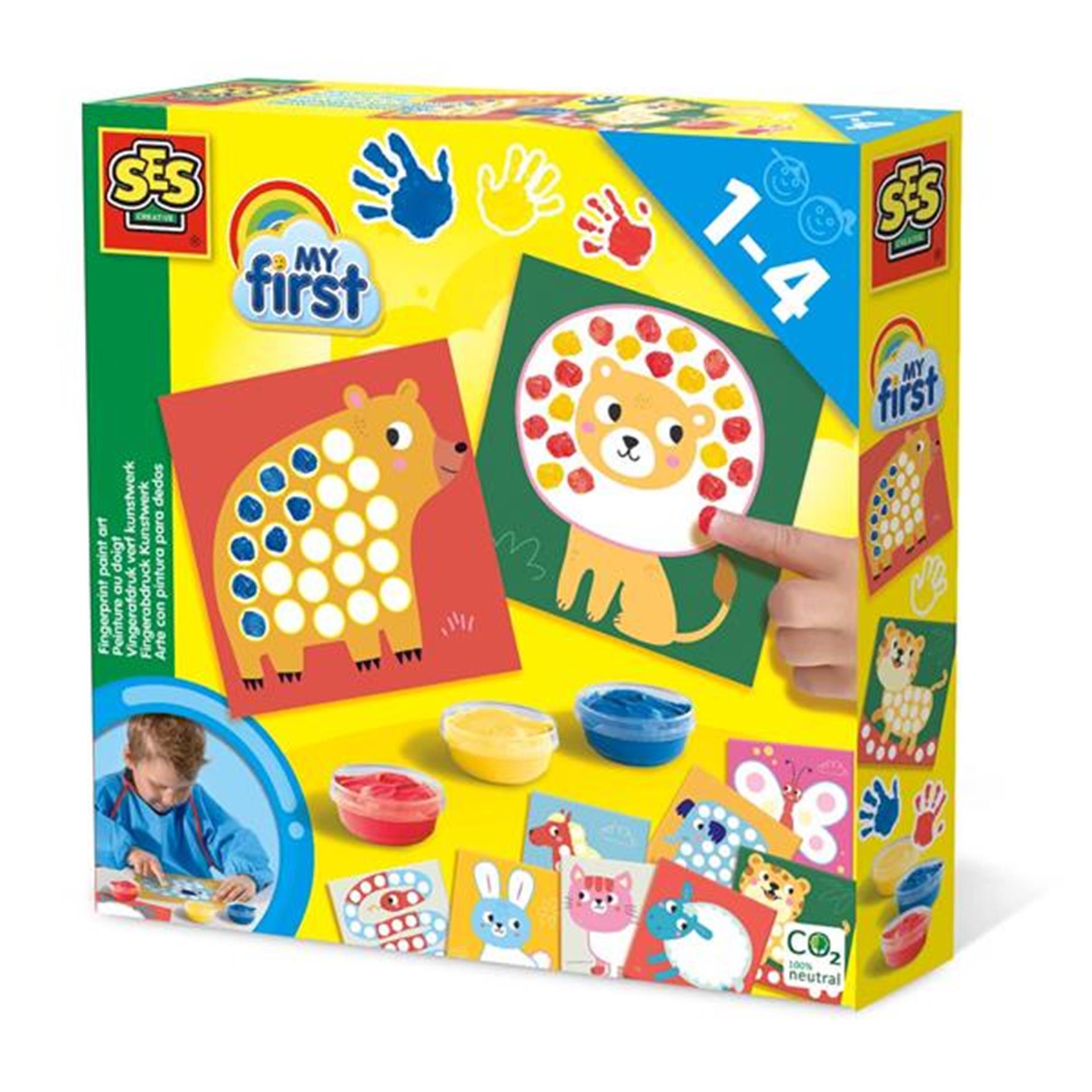 SES Mijn Eerste - Vingerafdruk Verf Kunstwerk