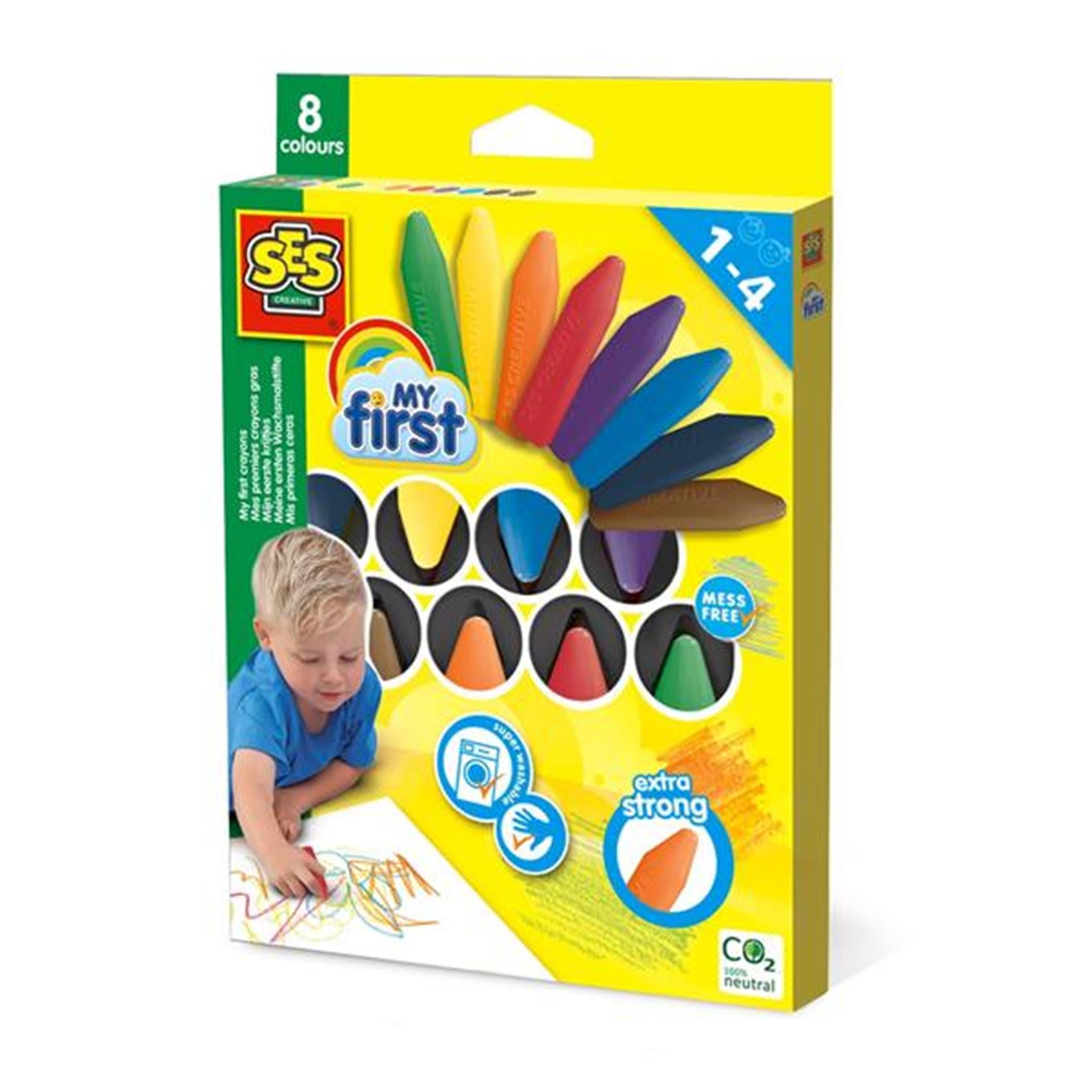 Ses mijn eerste krijtjes