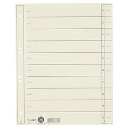 Numerieke tabbladen leitz 1657 chamois karton