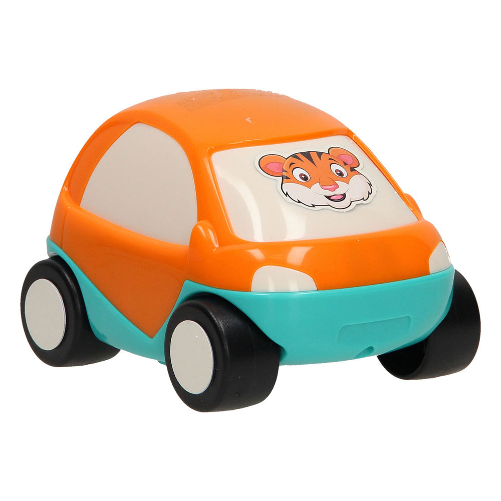 Cavallino safari vrolijke auto oranje