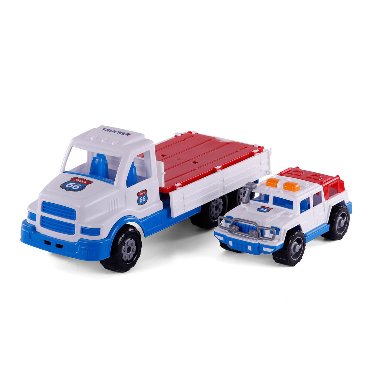Cavallino XL Torpedo truck with jeep, 46.6cm