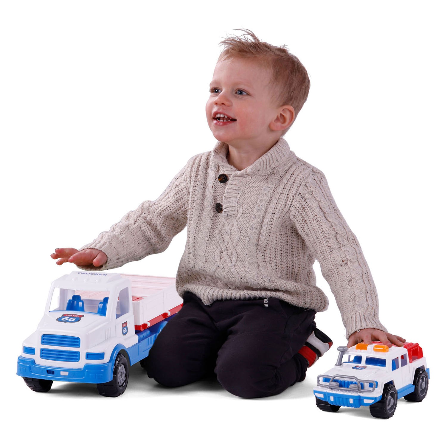 Cavallino xl torpedovrachtwagen met jeep, 46,6cm