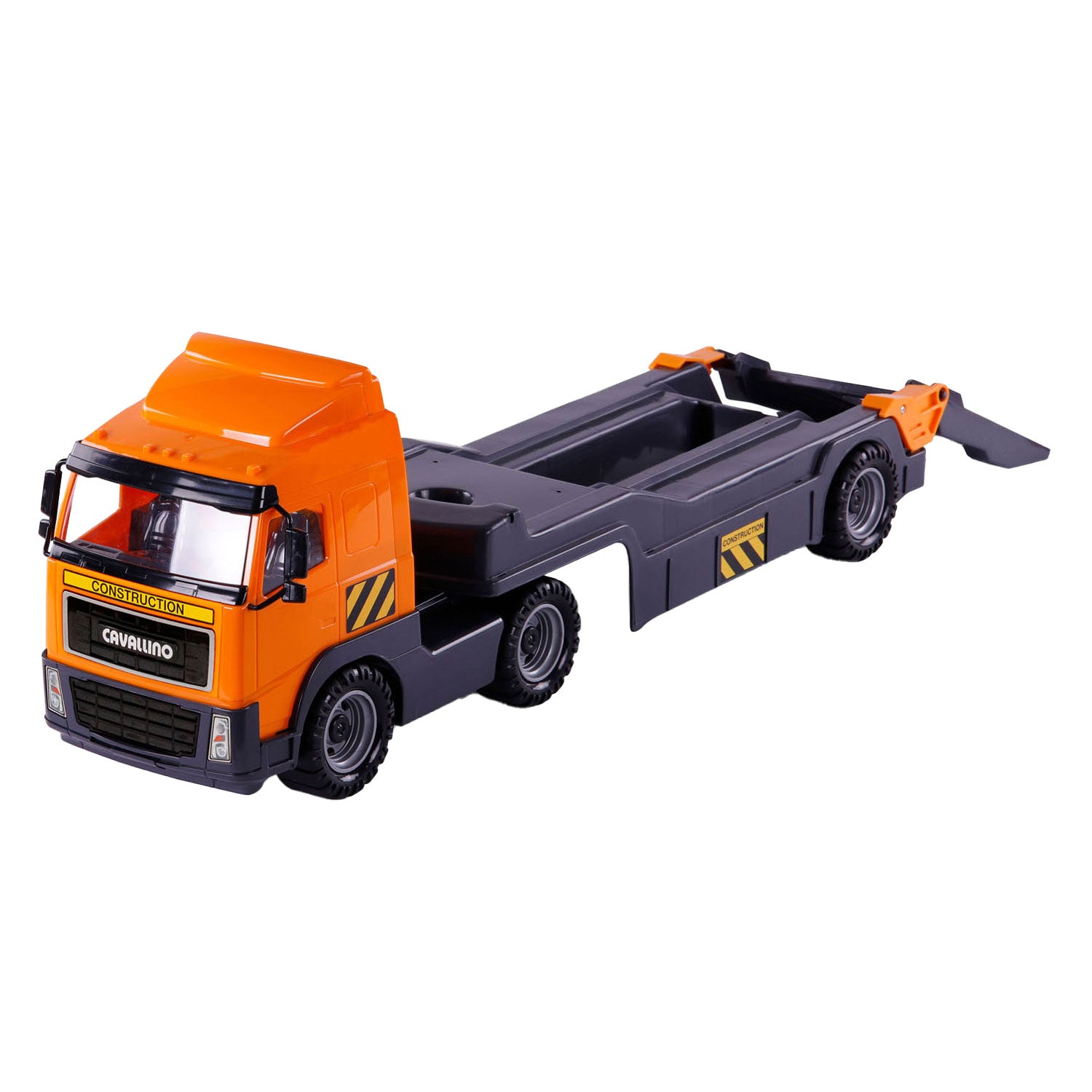 Cavallino vrachtwagen met aanhanger en vorkheftruck, schaal 1:16