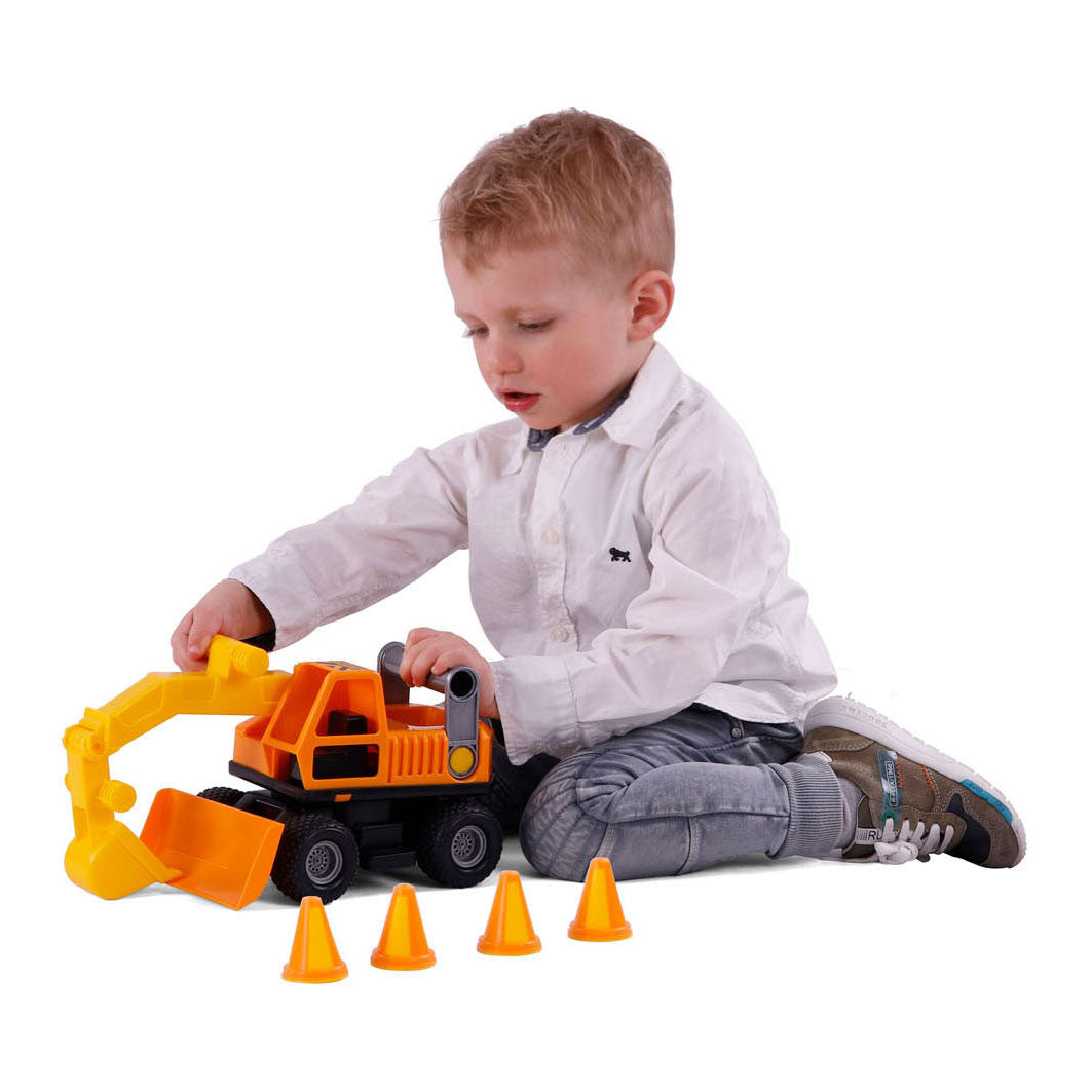 Cavallino handgreep met rubberen banden, 29cm