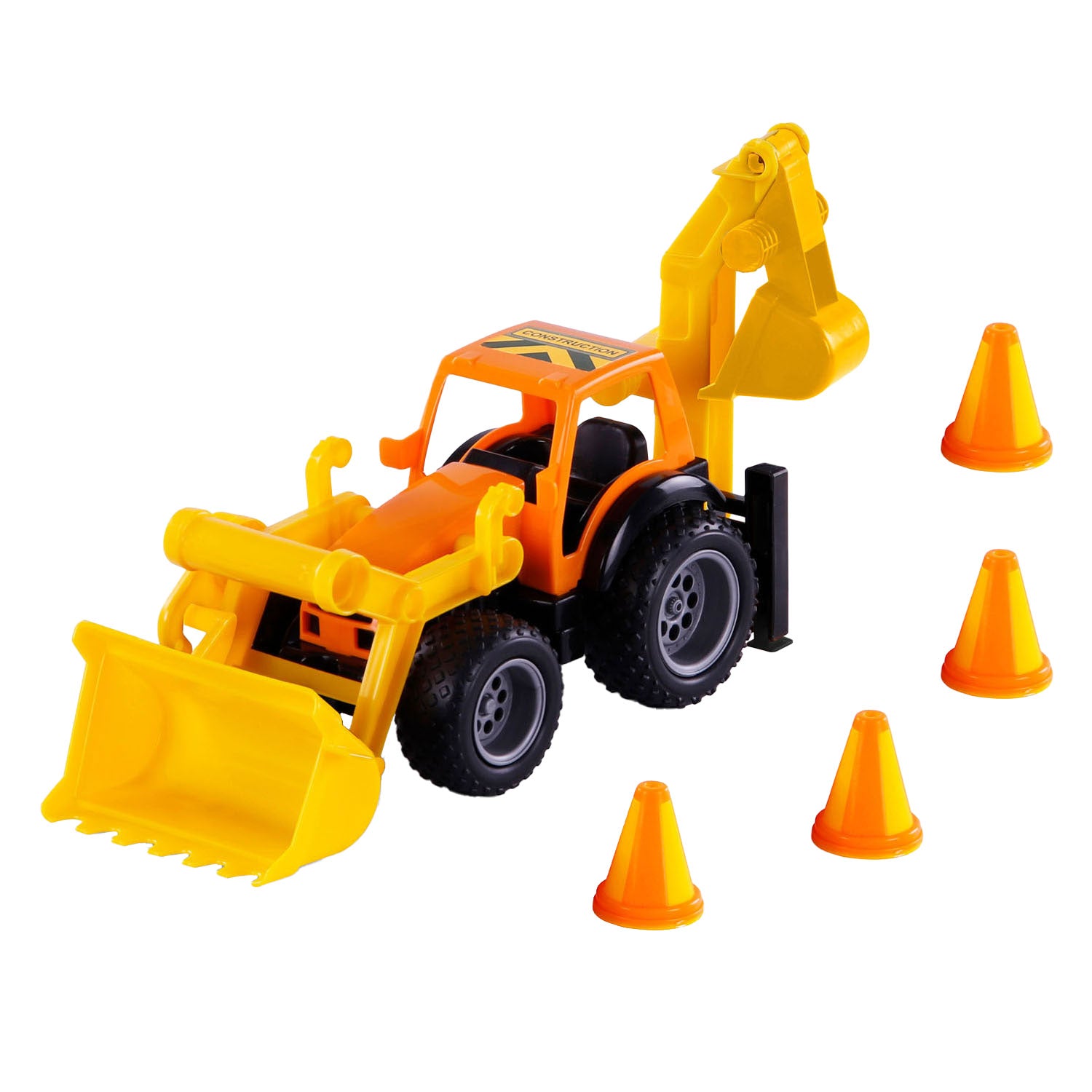 Cavallino grip graafmachine tractor met rubberbanden, 38,5cm