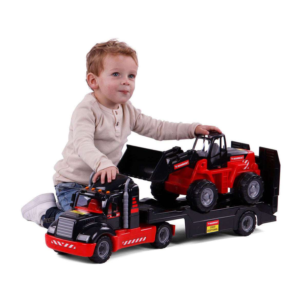 Cavallino mammoet torpedovrachtwagen met bulldozer, schaal 1:16