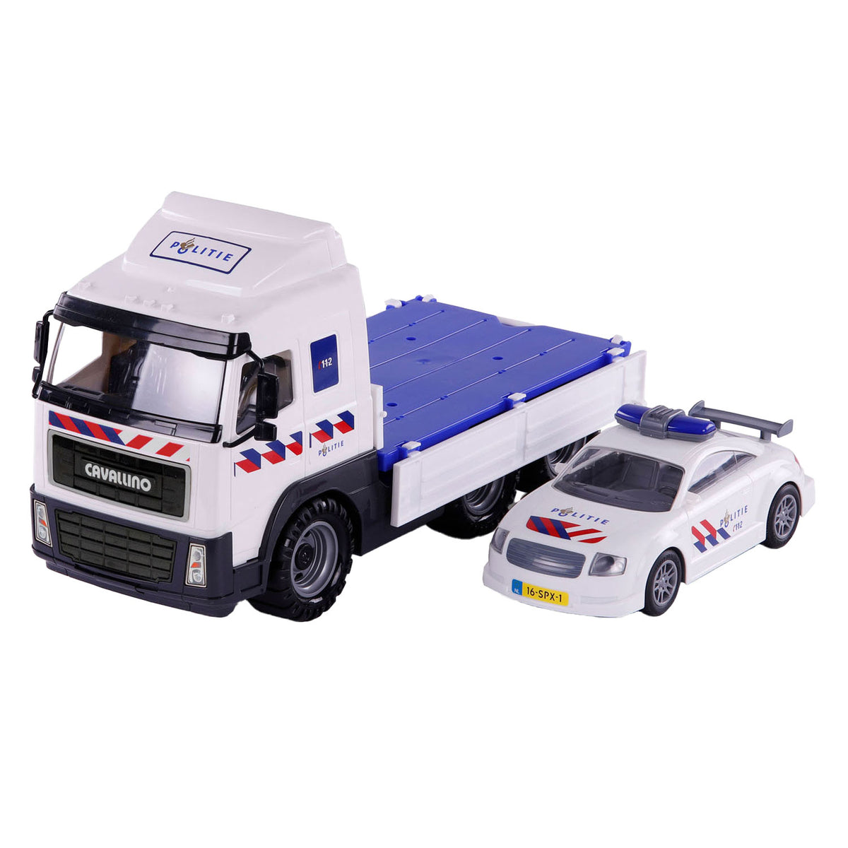 Cavallino police truck and police car, scale 1:16