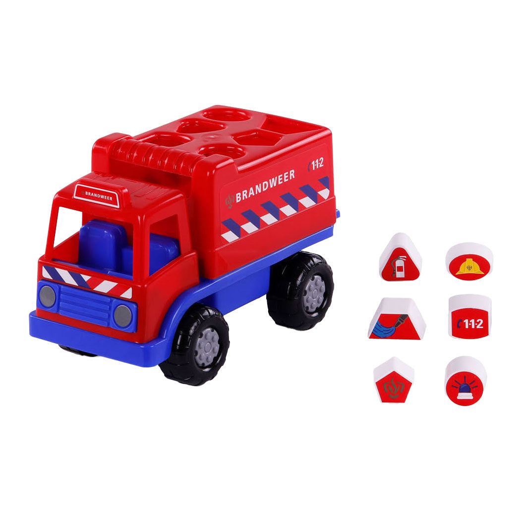 Cavallino brandweervrachtwagen vormentoof met 6 blokken, 26cm