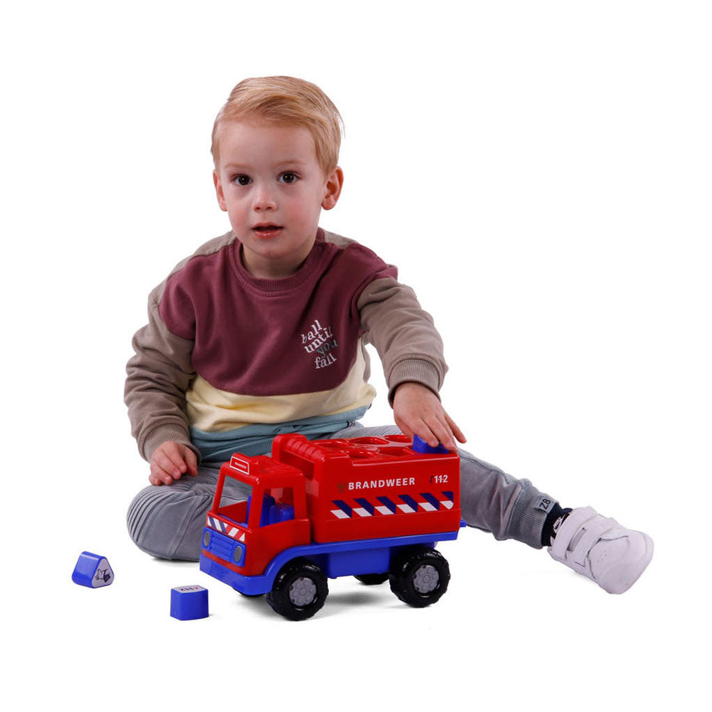 Cavallino brandweervrachtwagen vormentoof met 6 blokken, 26cm