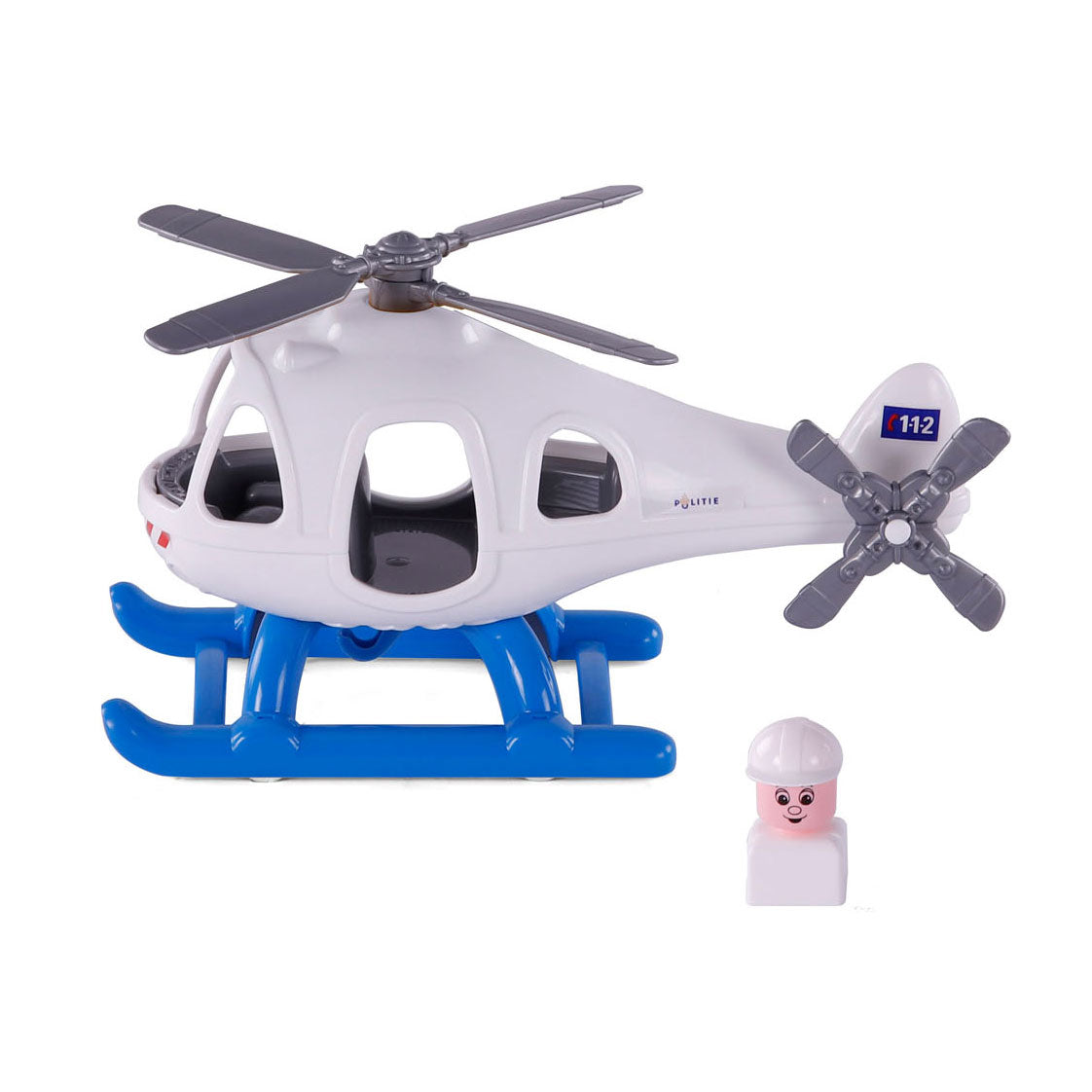 Cavallino politiehelikopter met speelfiguur, 29,5cm