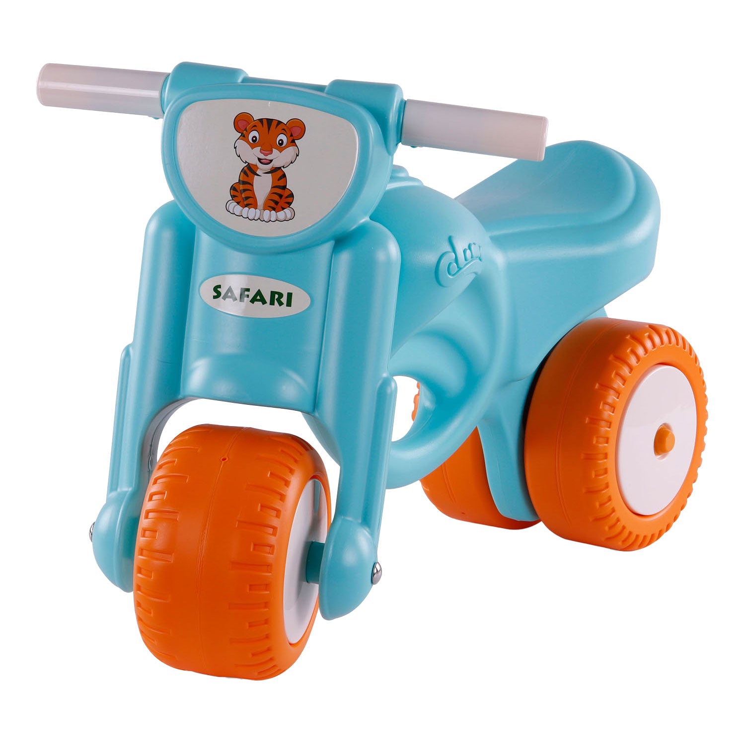 Cavallino safarimotor blauw loopfiets