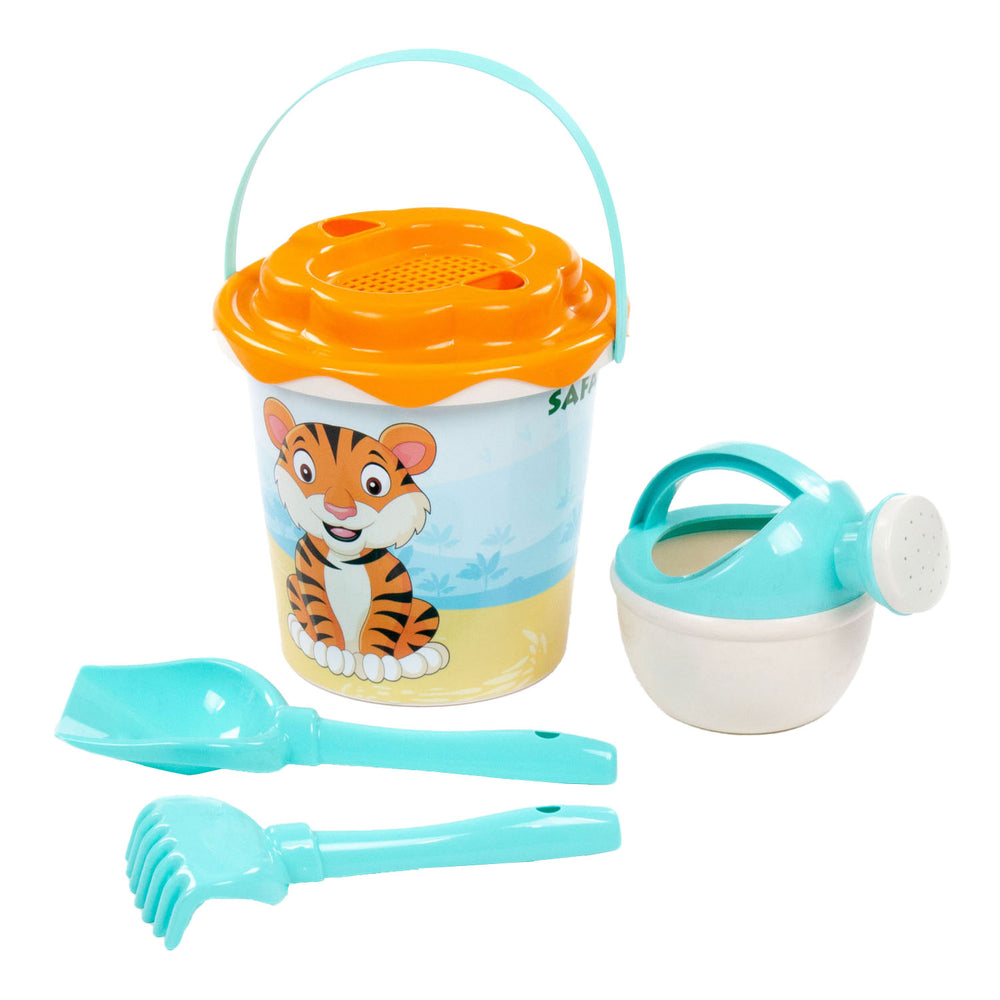 Cavallino safari xl emmerset blauw met gieter, 5dlg.