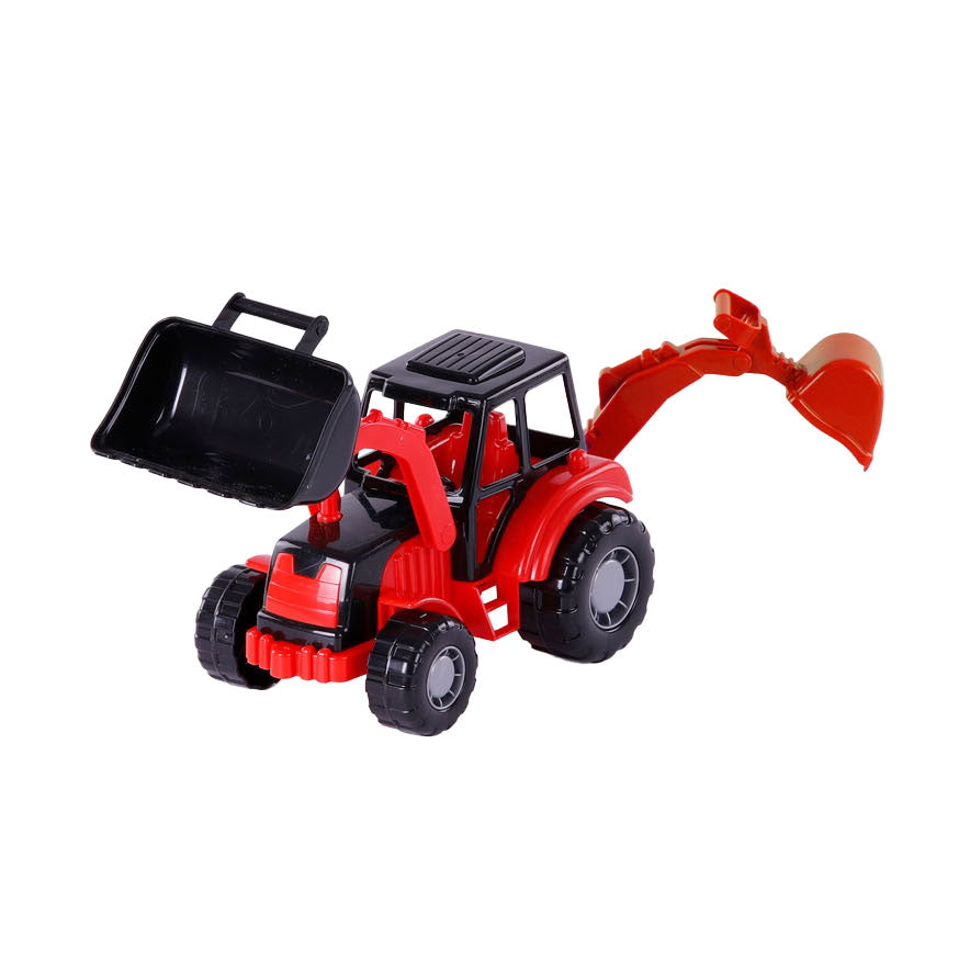 Cavallino junior graafmachine tractor rood