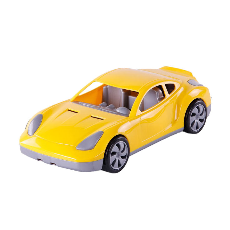 Cavallino racing car yellow, 36cm