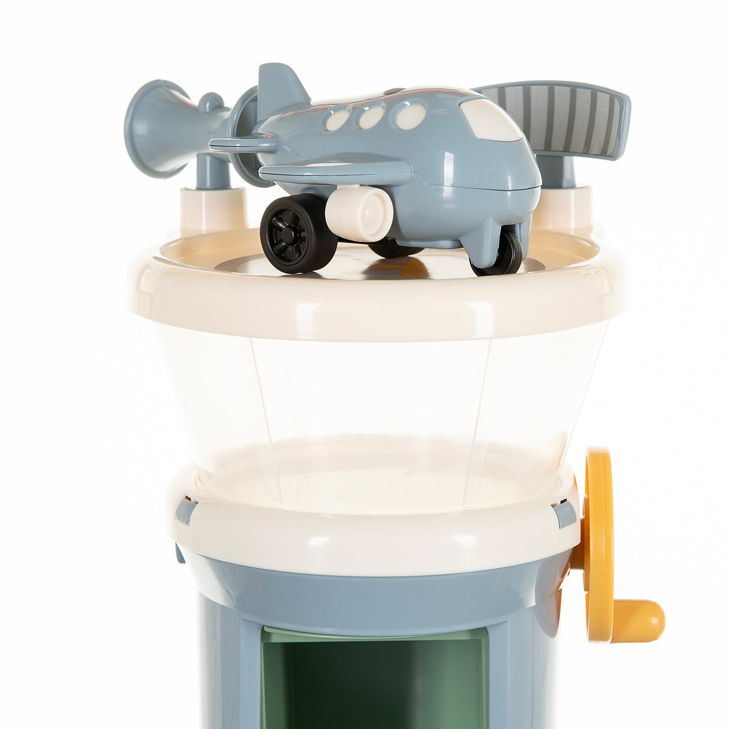 Cavallino luchthaven met parkeergarage en straat pastelkleuren