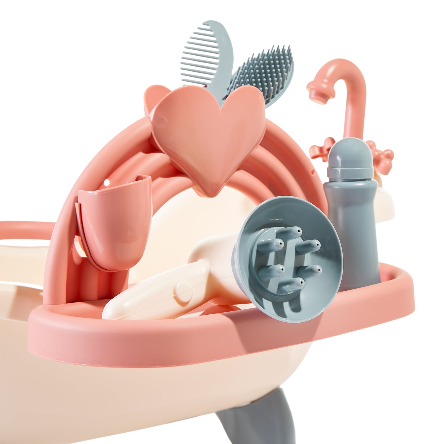 Cavallino poppenbadset pastel, 15dlg.