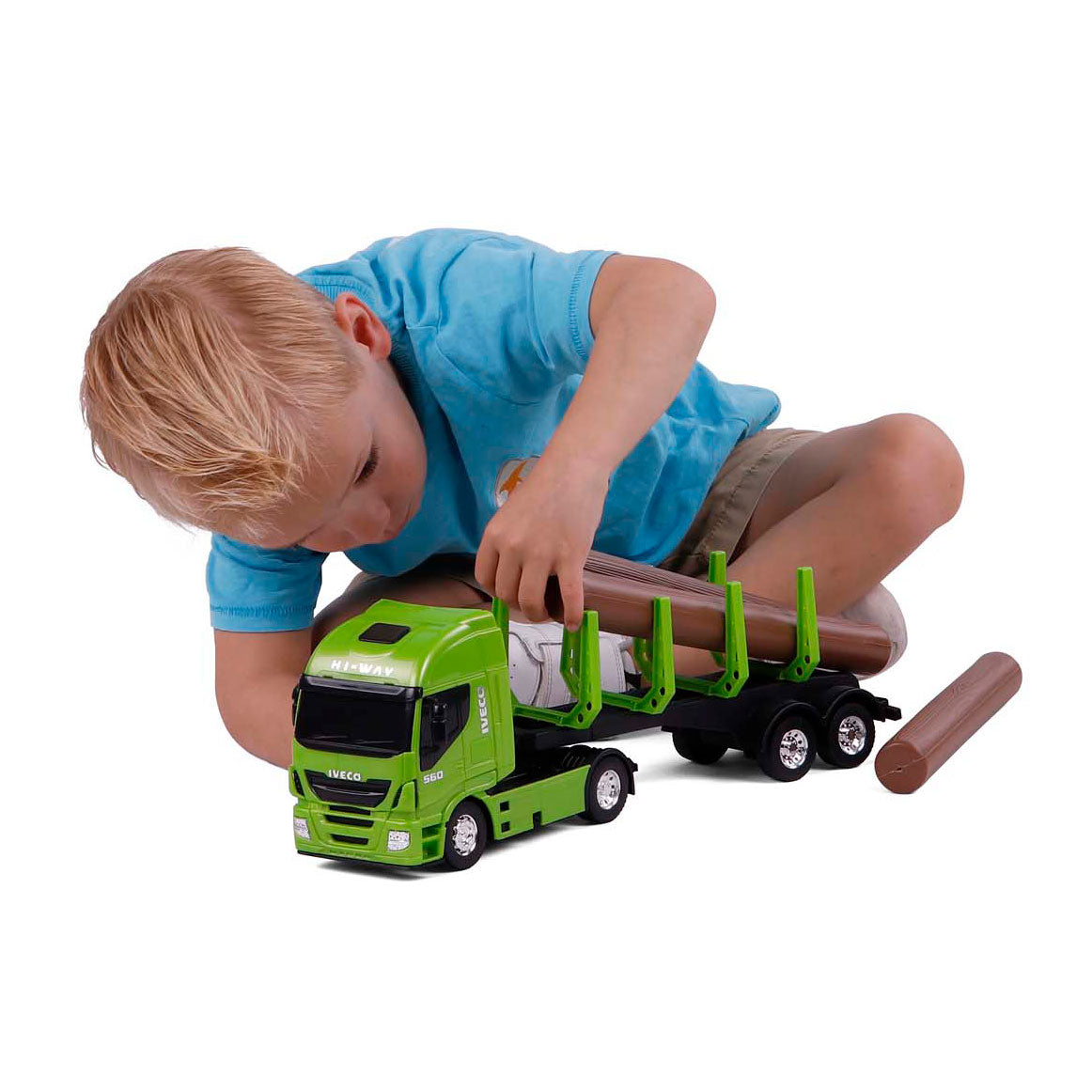 Cavallino iveco boomstam vrachtwagen schaal 1:30